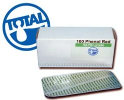 Total Pool Phenol Red Comparator/Rapid Tablets (pH) - 100 Pack