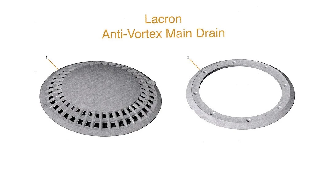Lacron Anti-Vortex Main Drain