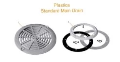 Plastica Aquareva Standard Main Drain