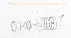Plastica, Aquareva Directional Underwater Light Parts