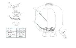 Tagelus/Tagelus Clearpro 19" To 30" Sand Filter Parts