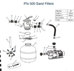 IFlo 500 Sand Filter Parts